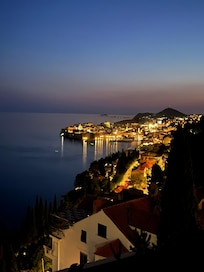 View the first night we arrived