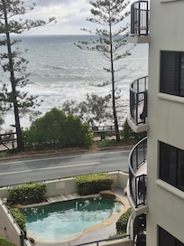 View from our balcony