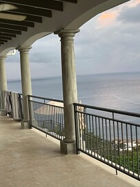 View from the covered deck
