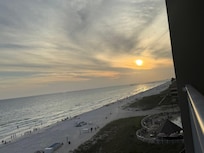 Sunset from balcony