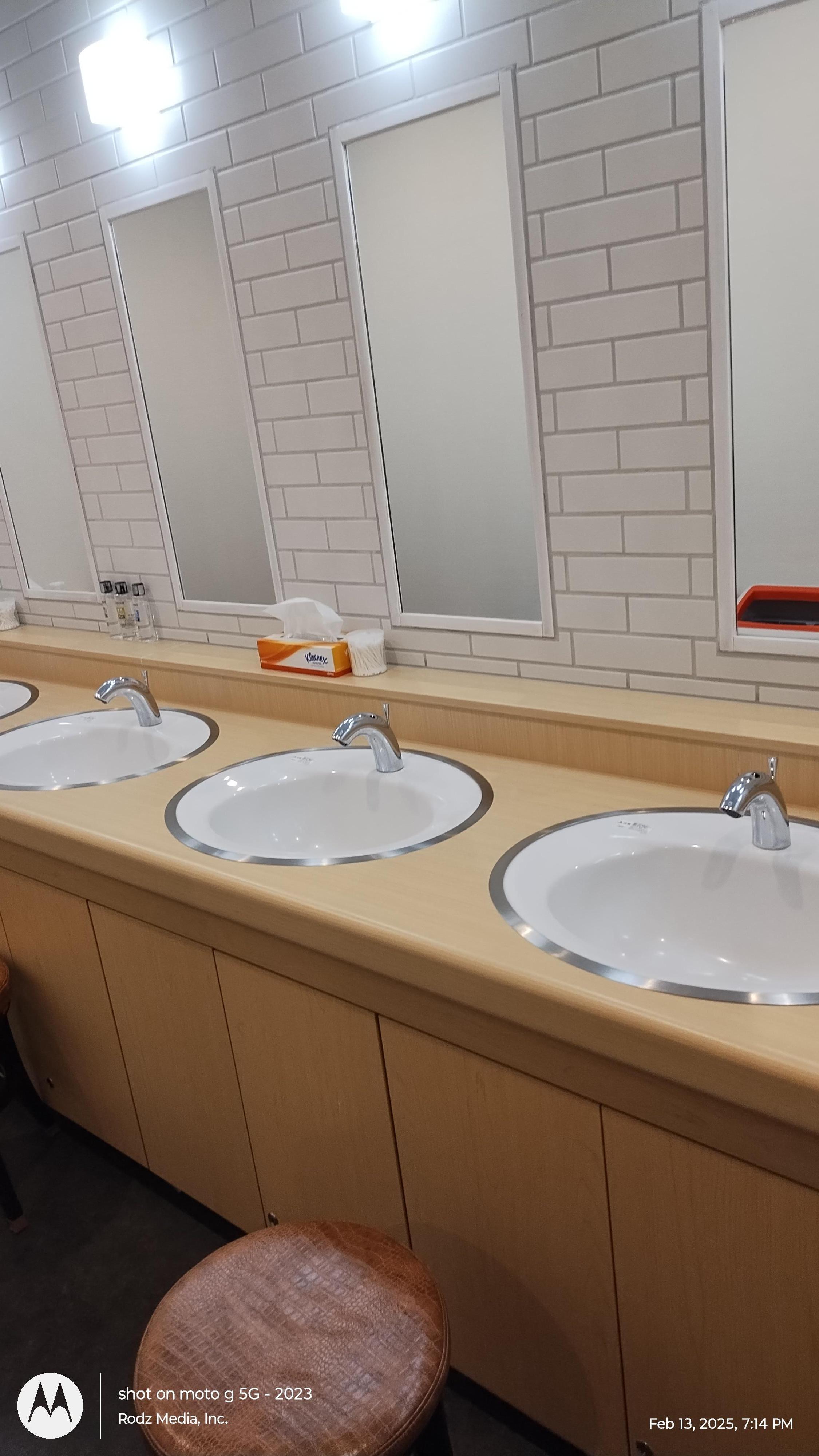 Washroom inside Capsule Hotel