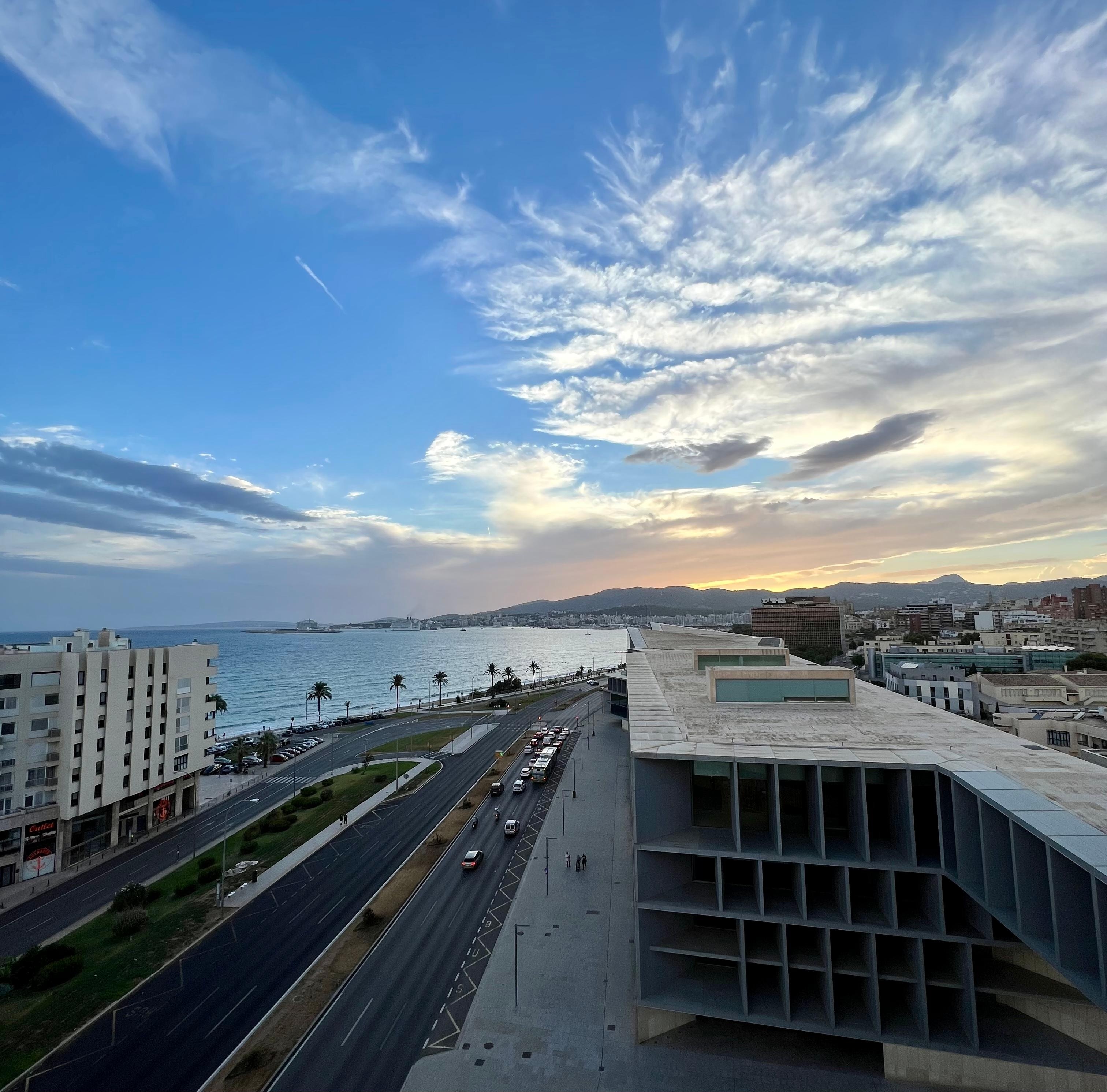 Utsikt fra takterrassen i 7 Etg 