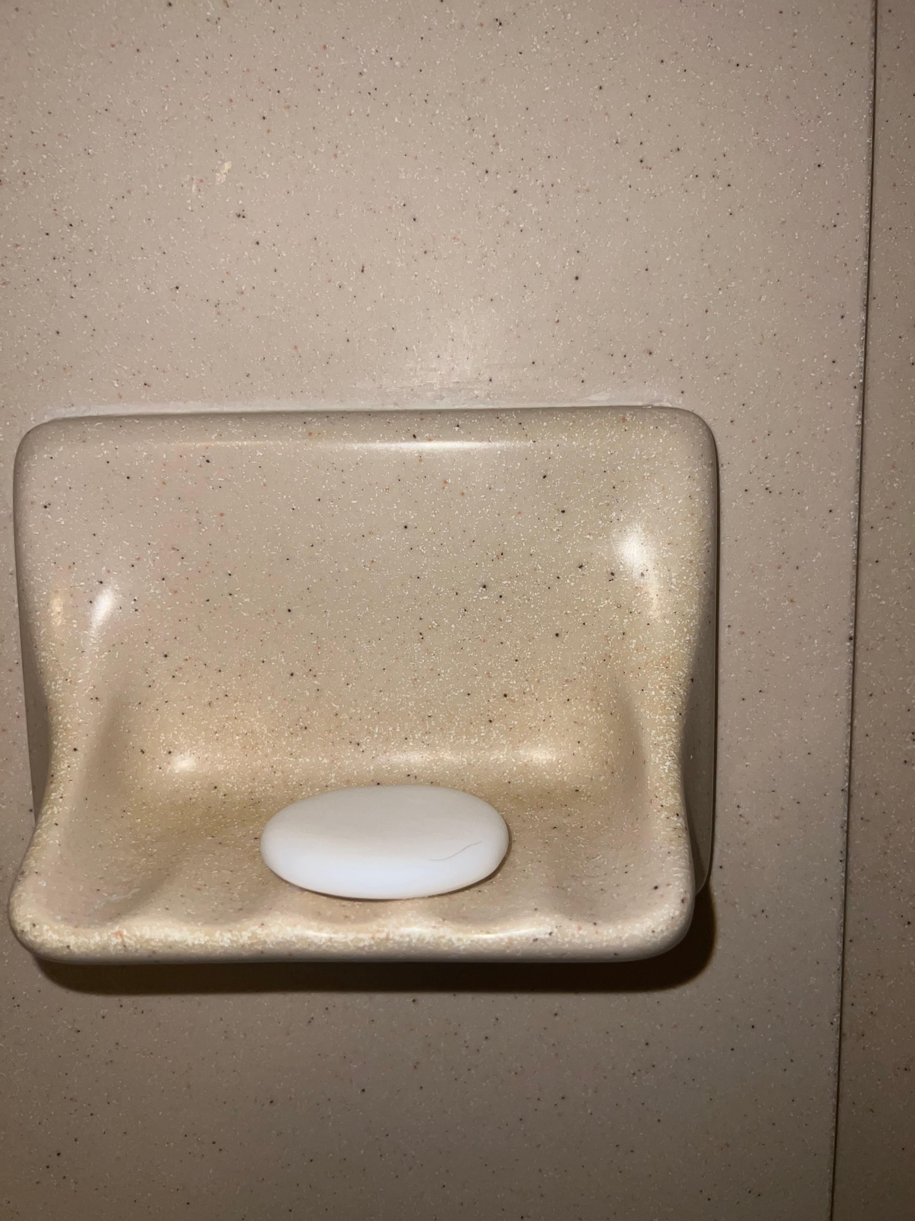 Hair on the soap