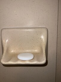 Hair on the soap
