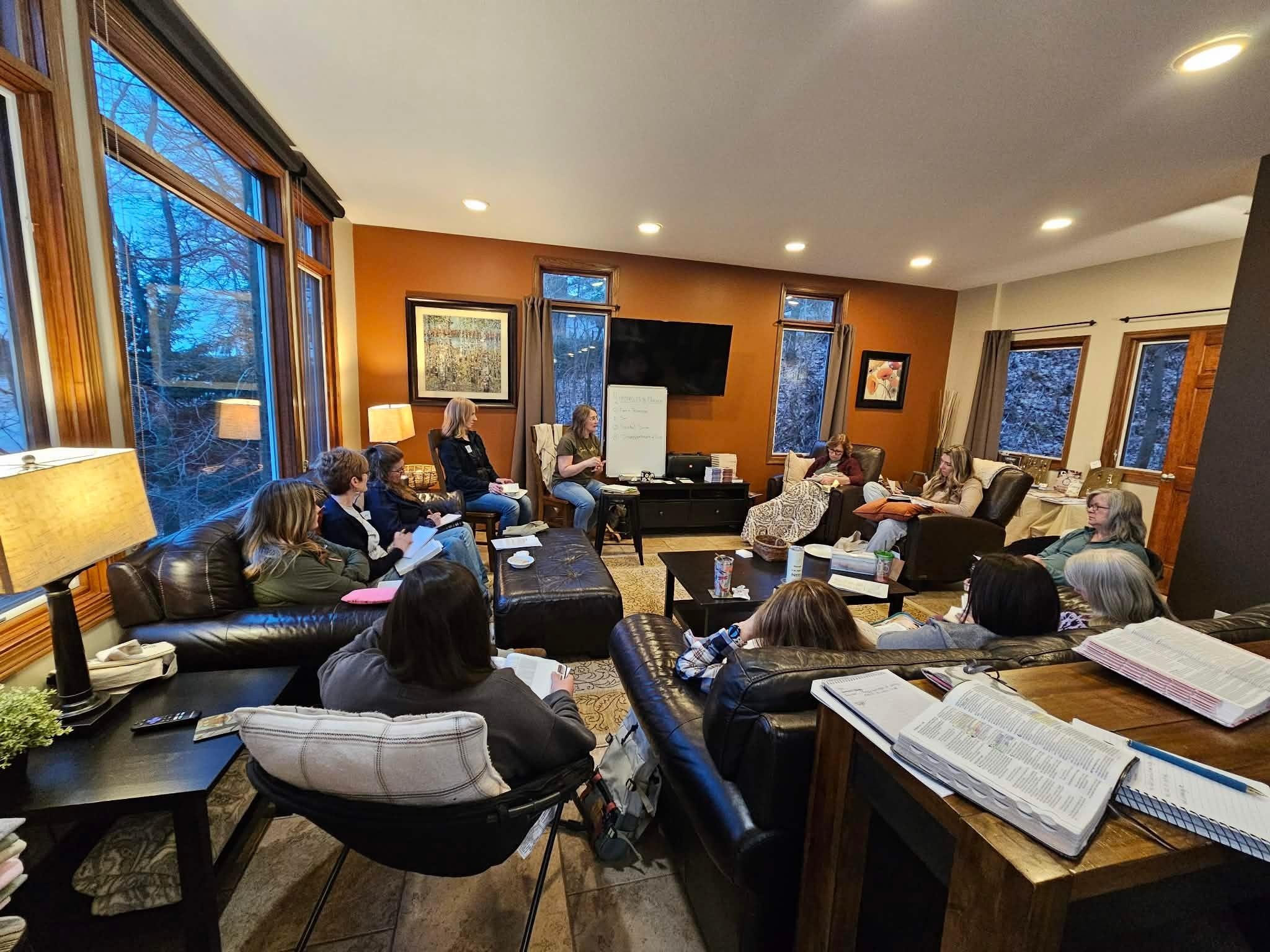 More than enough room for everyone on one floor