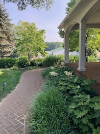 Side porch view