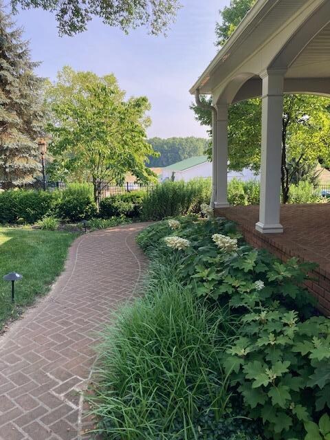 Side porch view