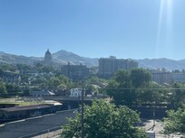 View of the capital building from the patio