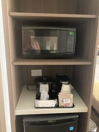 Didn’t open or use the microwave