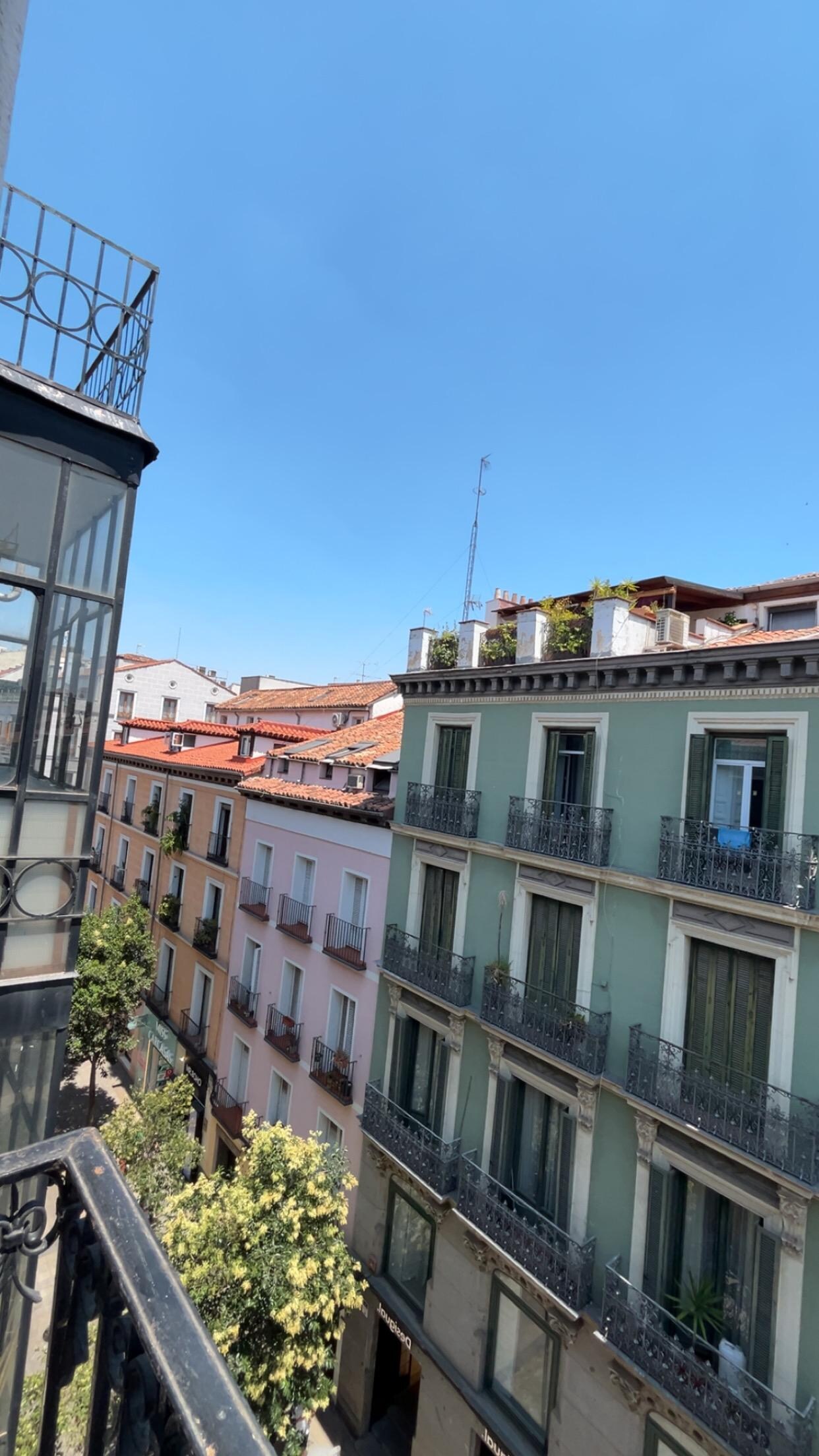 view from our room. 