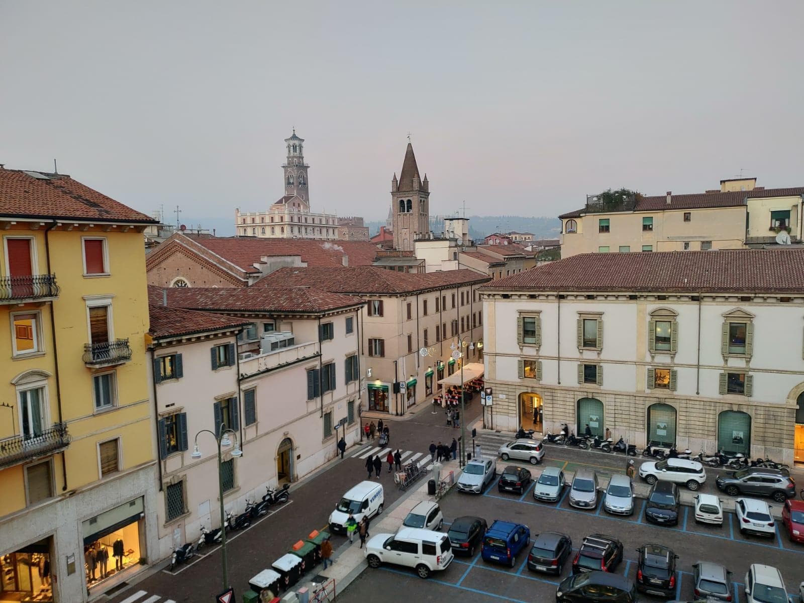 Vista dalla camera.