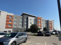 Here’s the outside of the hotel.