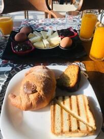 Delicious and substantial breakfast