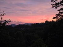 Beautiful sunsets enjoyed from the back deck.