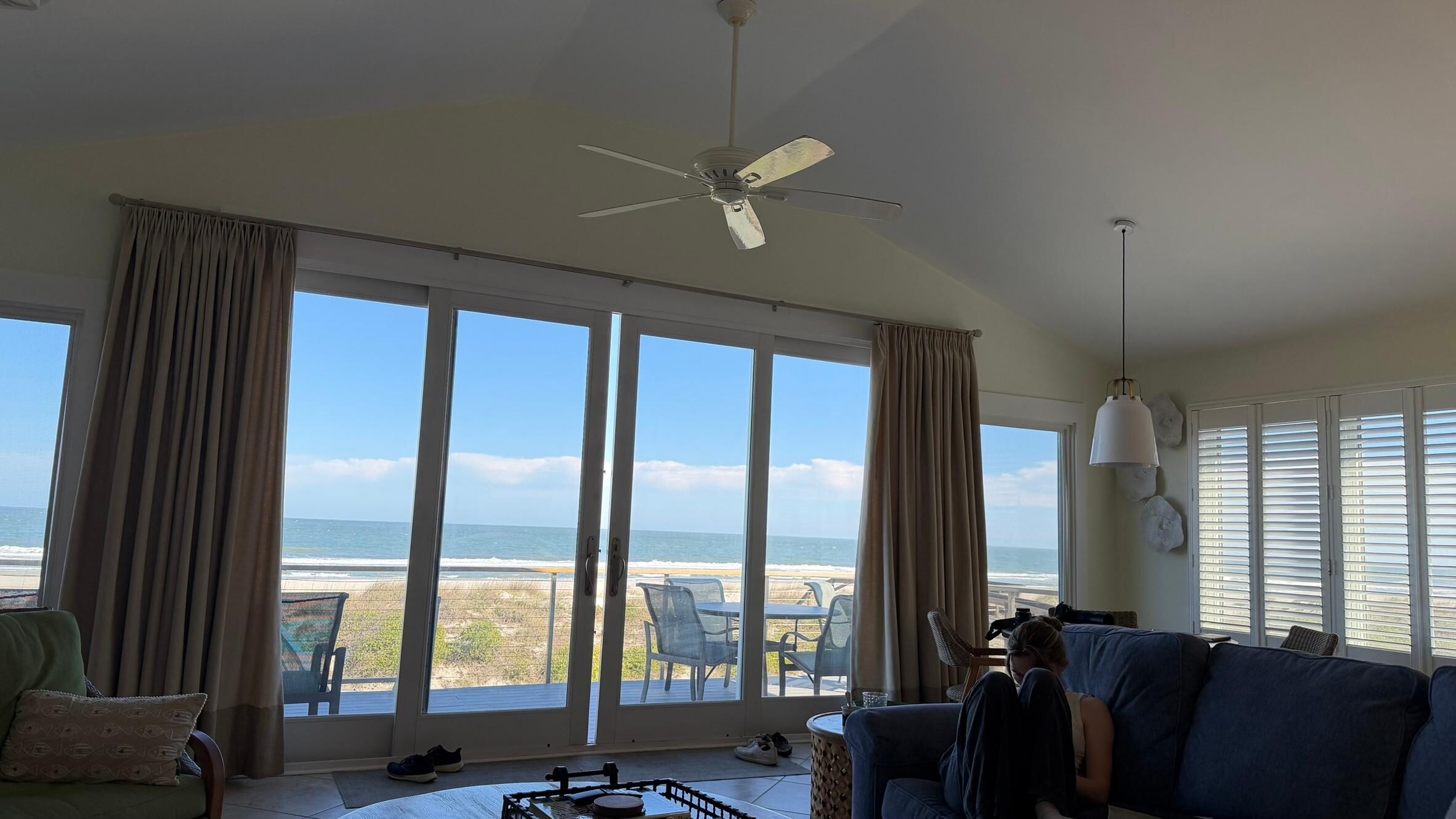 View from the couch.