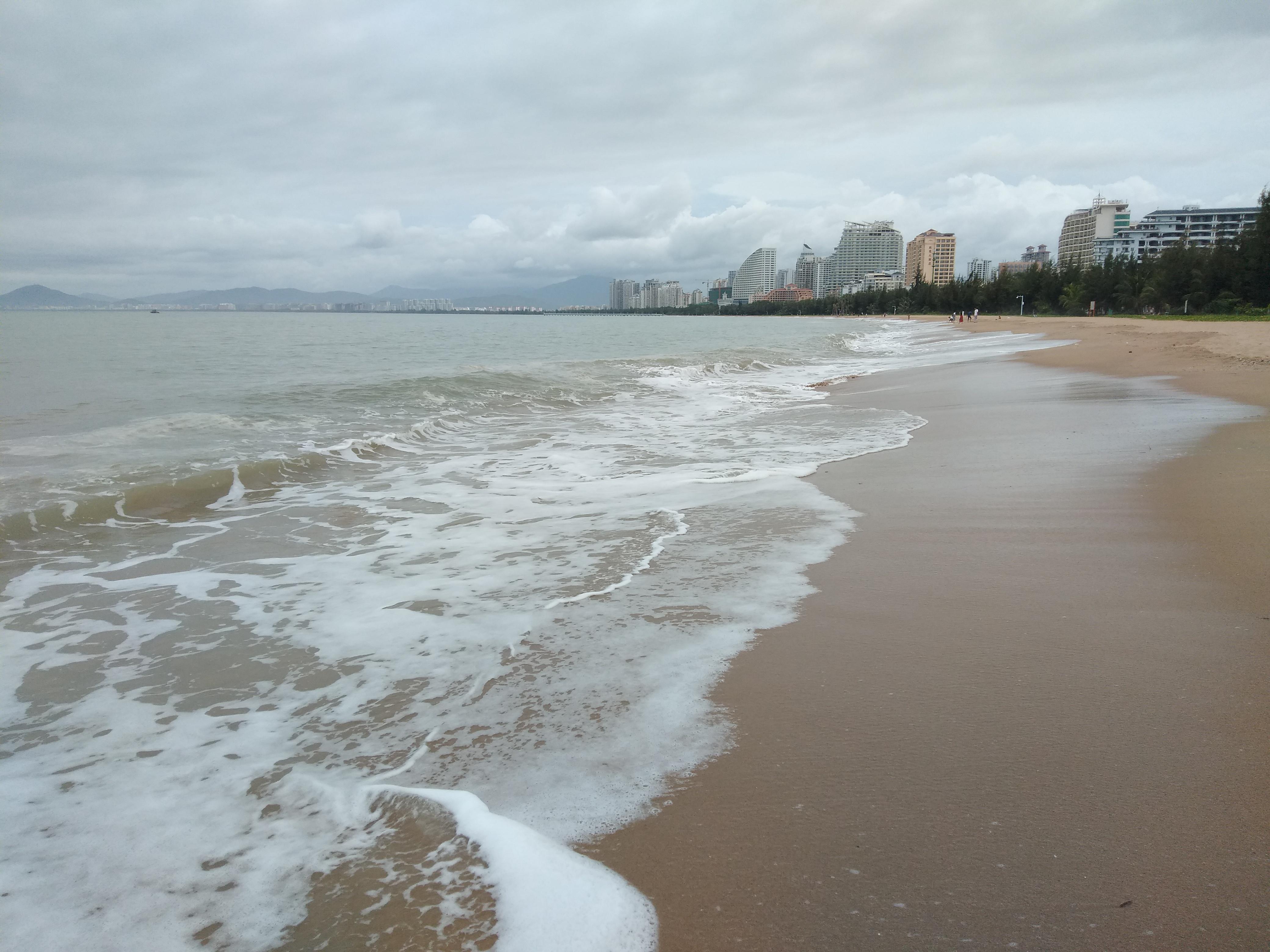 Beach across the street