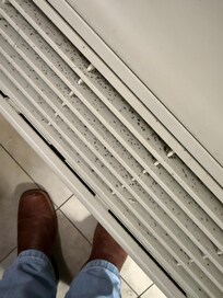 Mold in the room ac unit