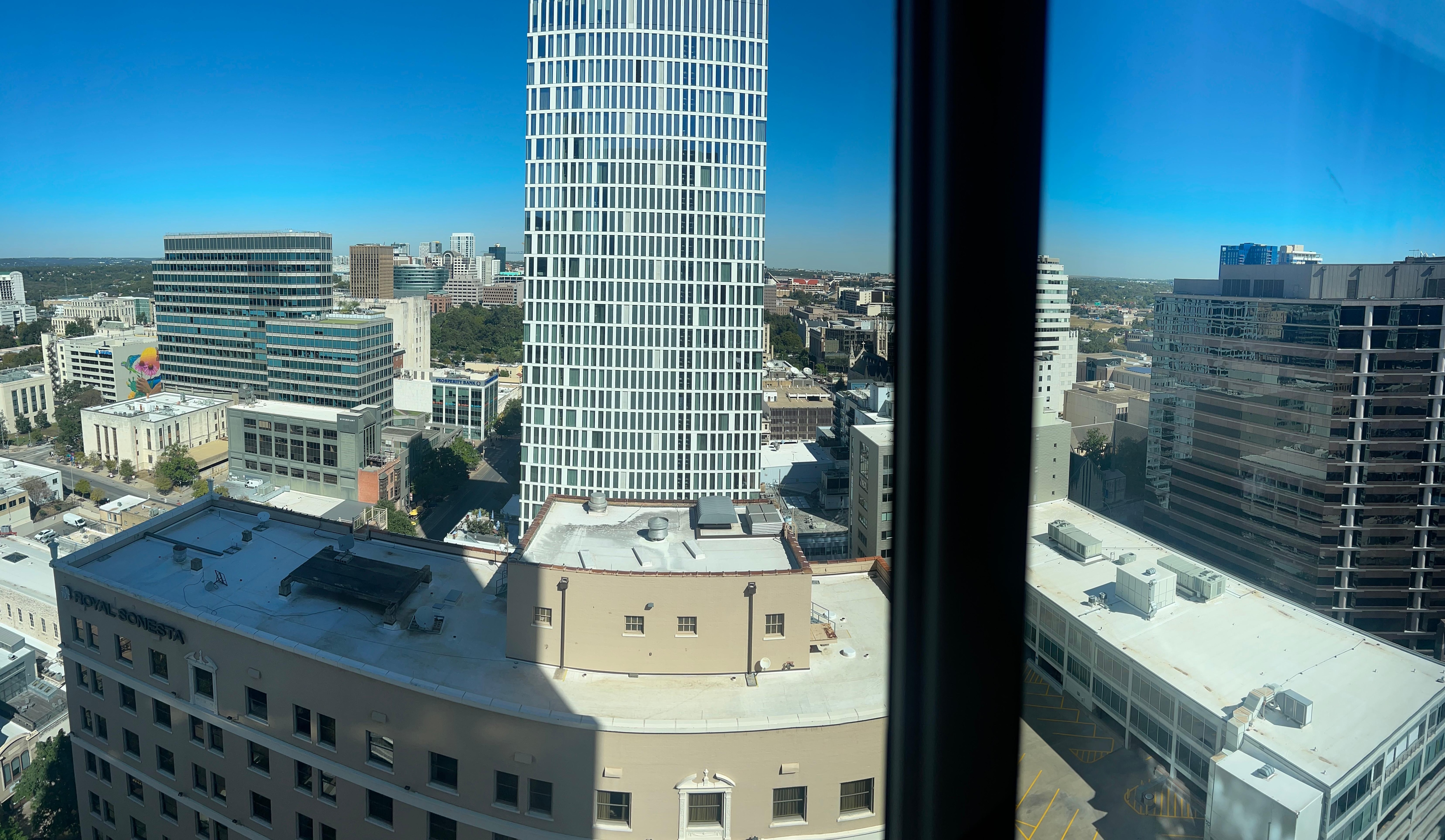 Looking north on the 24th.