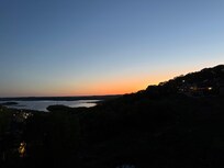 Sunset on the upper deck