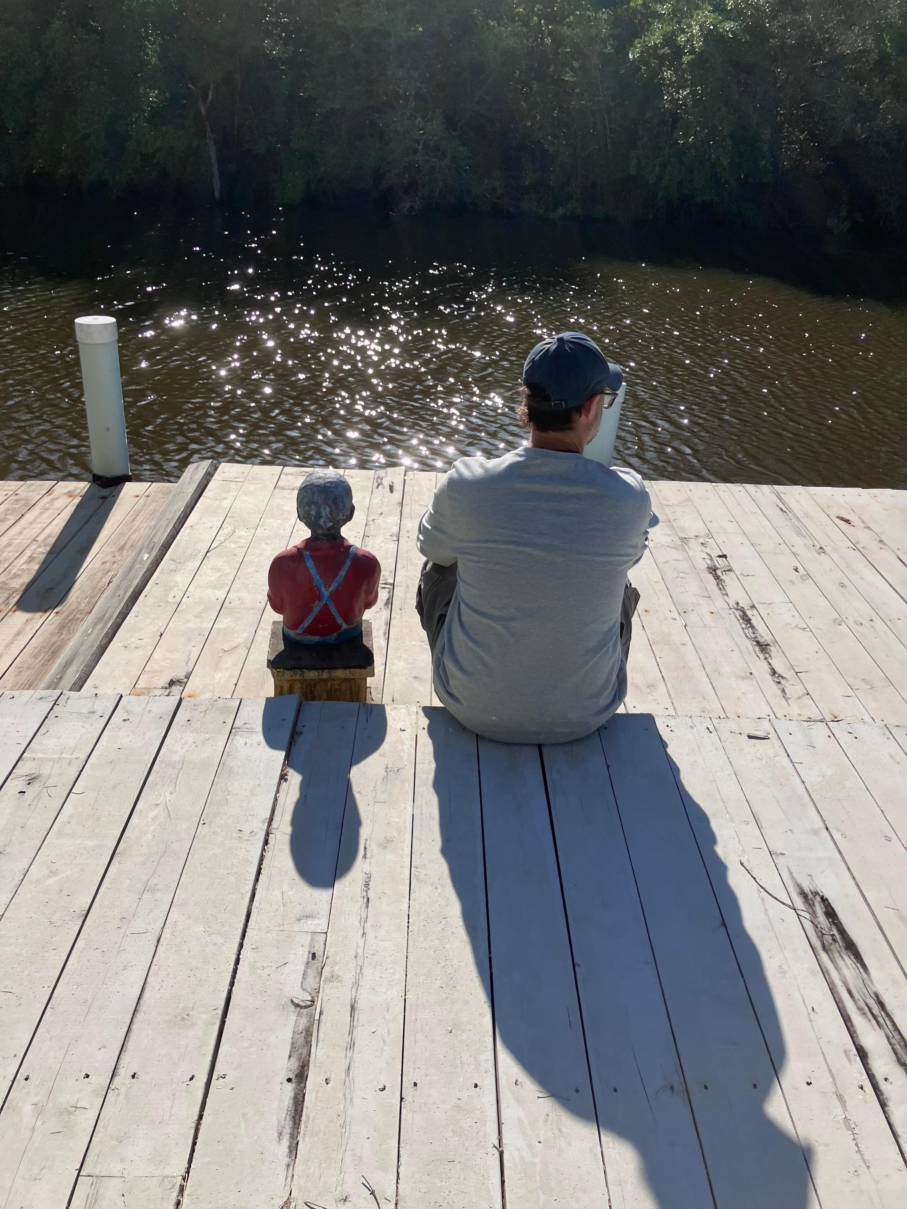 Sutton’ on the dock of the bay