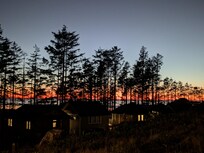 Sunset view from the deck!