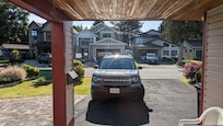 Our rental car at Orchid House
