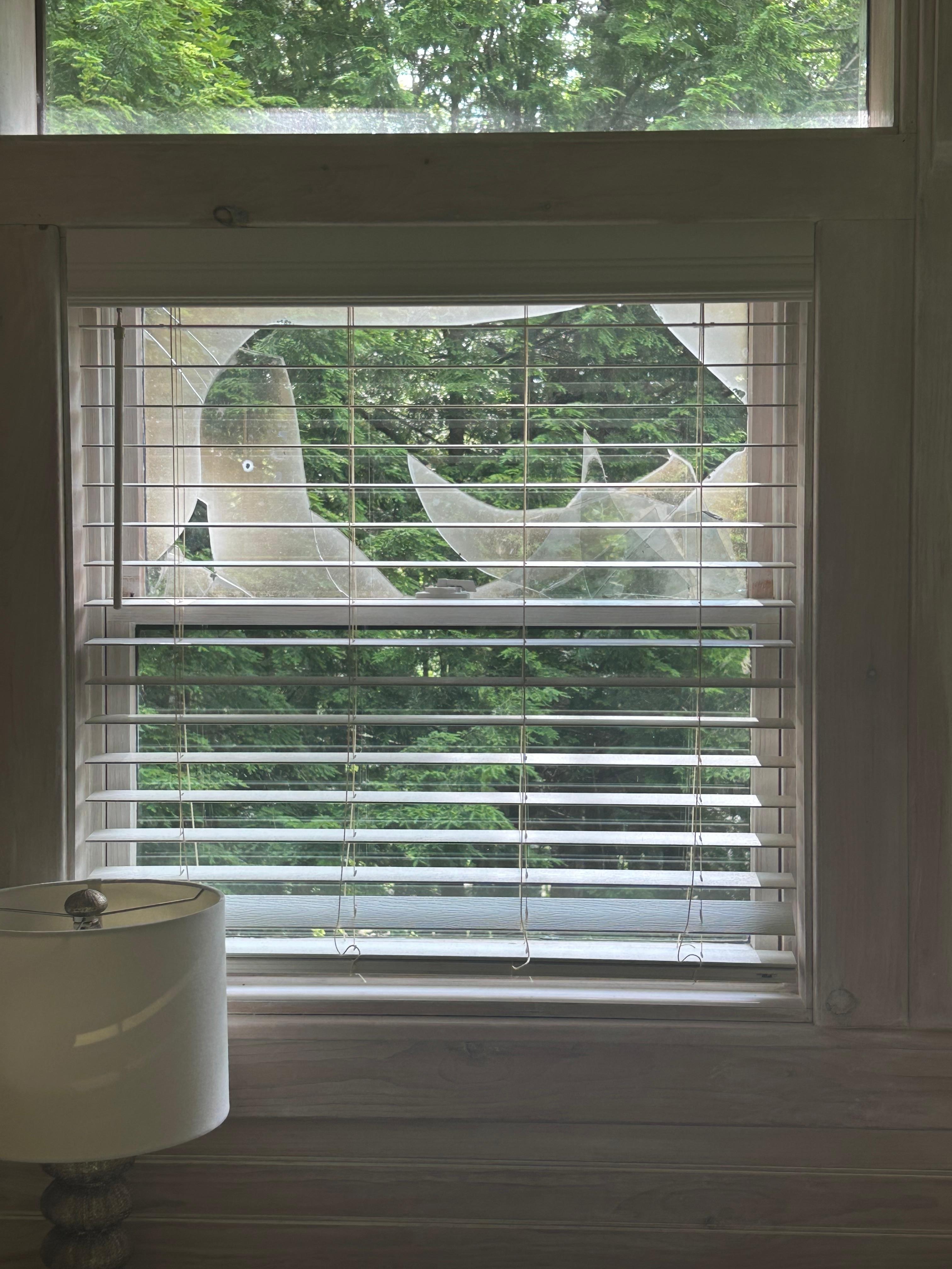 Third floor bedroom window