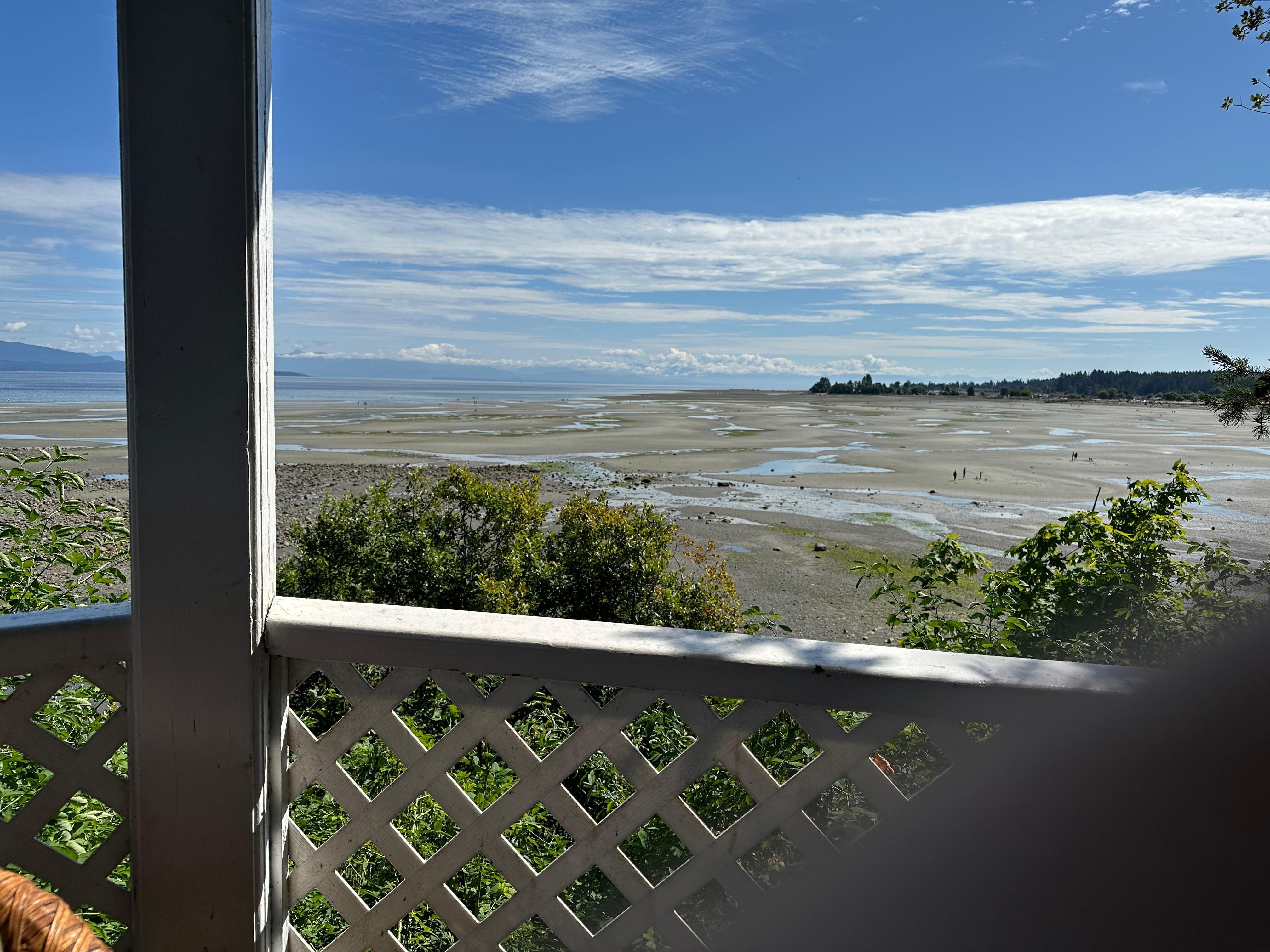 View from gazebo at the resort.