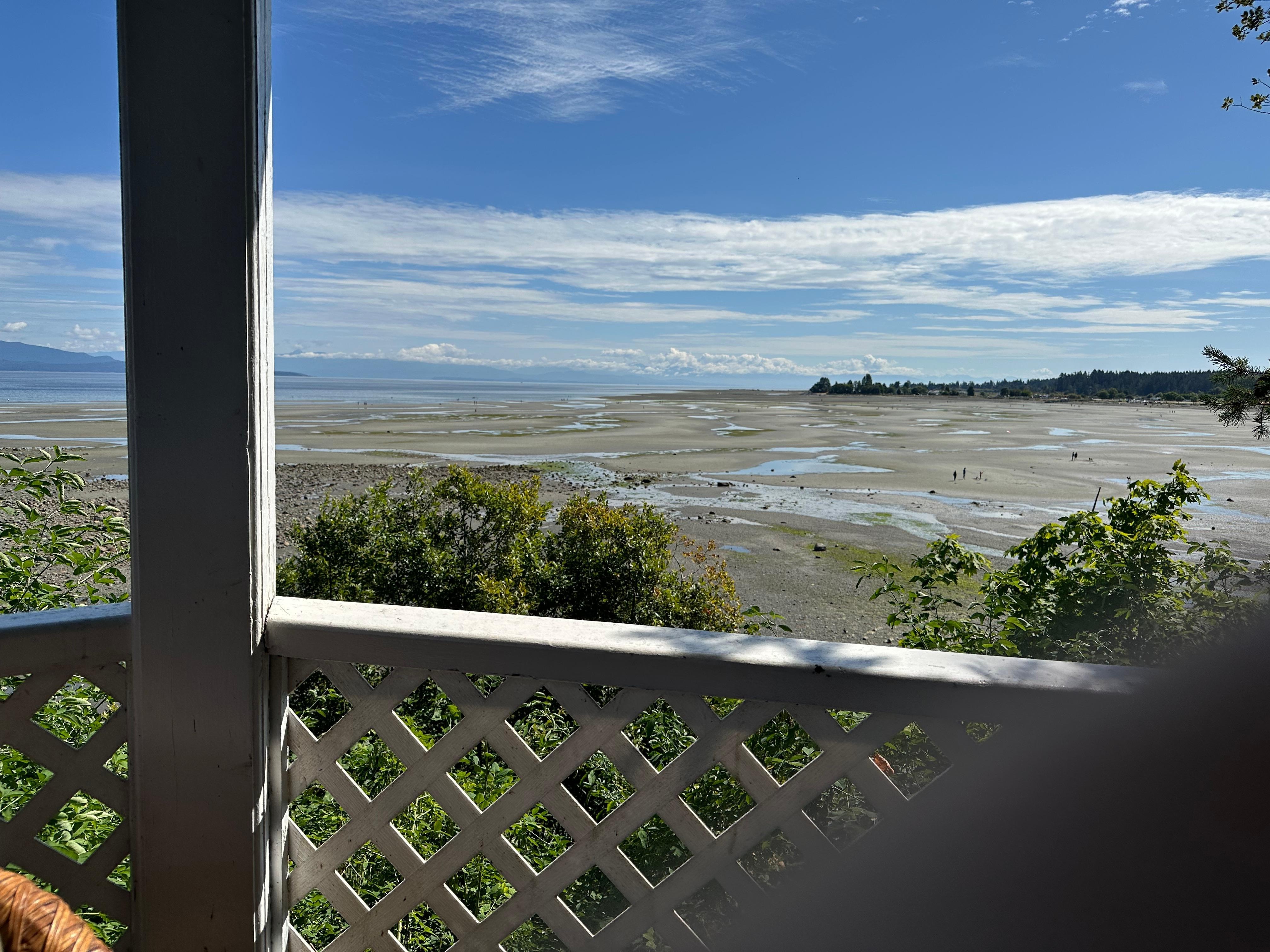 View from gazebo at the resort.