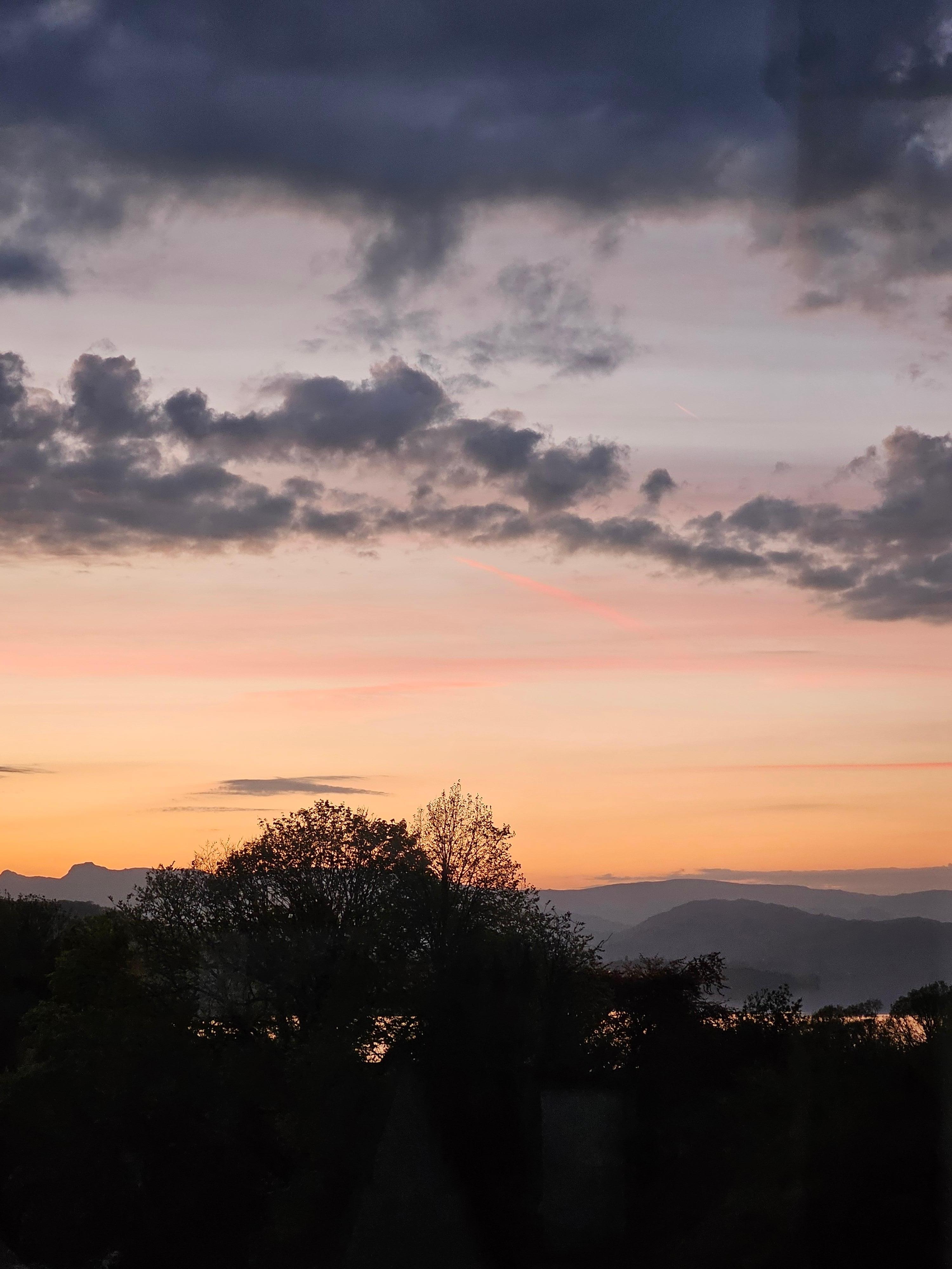 Night time view from our window 