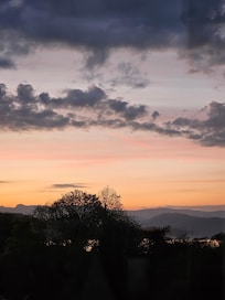Night time view from our window