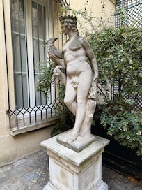 Courtyard statue