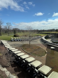 Golf course in late March.