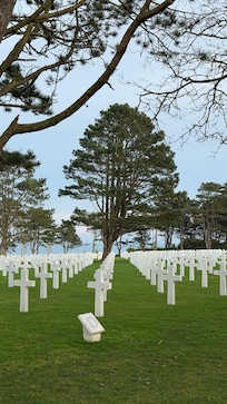 American cemetery at Omaha. Donât miss taps!