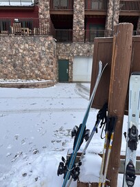 Garage access…close to path.