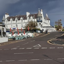 The Caledonian Hotel up from the Shore and Ferry and Bus Terminal