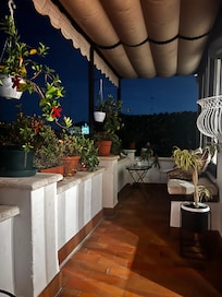 Balcony off of Honor Bar.
