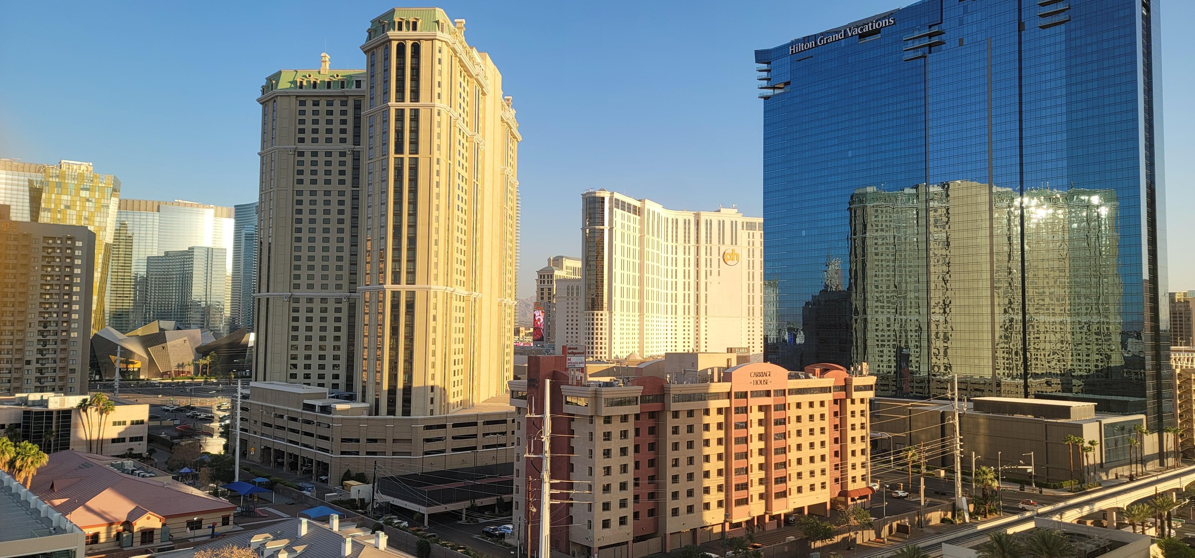 Panorama view from balcony