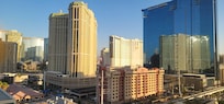 Panorama view from balcony