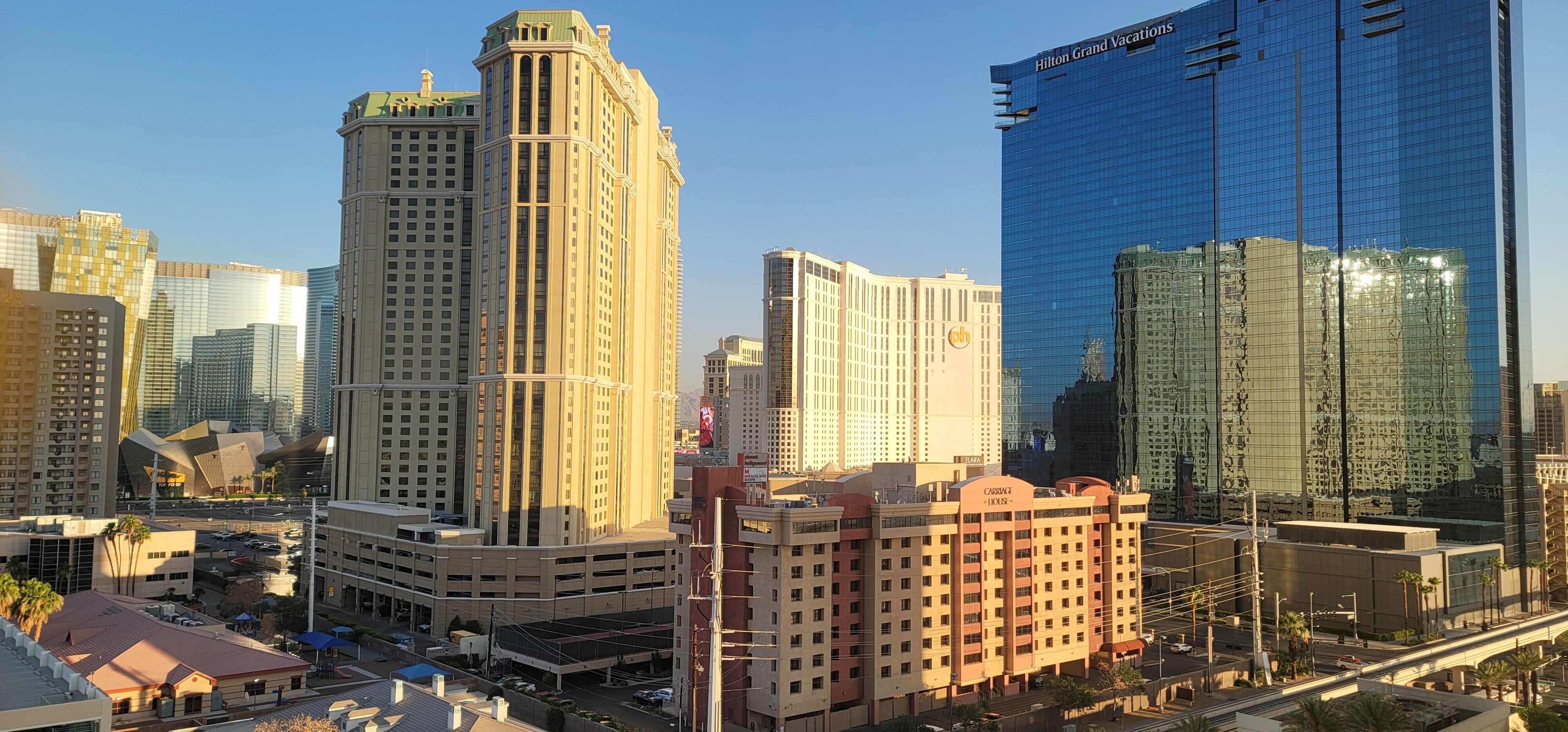 Panorama view from balcony