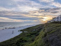Seacrest Beach Access at the Golden Hour