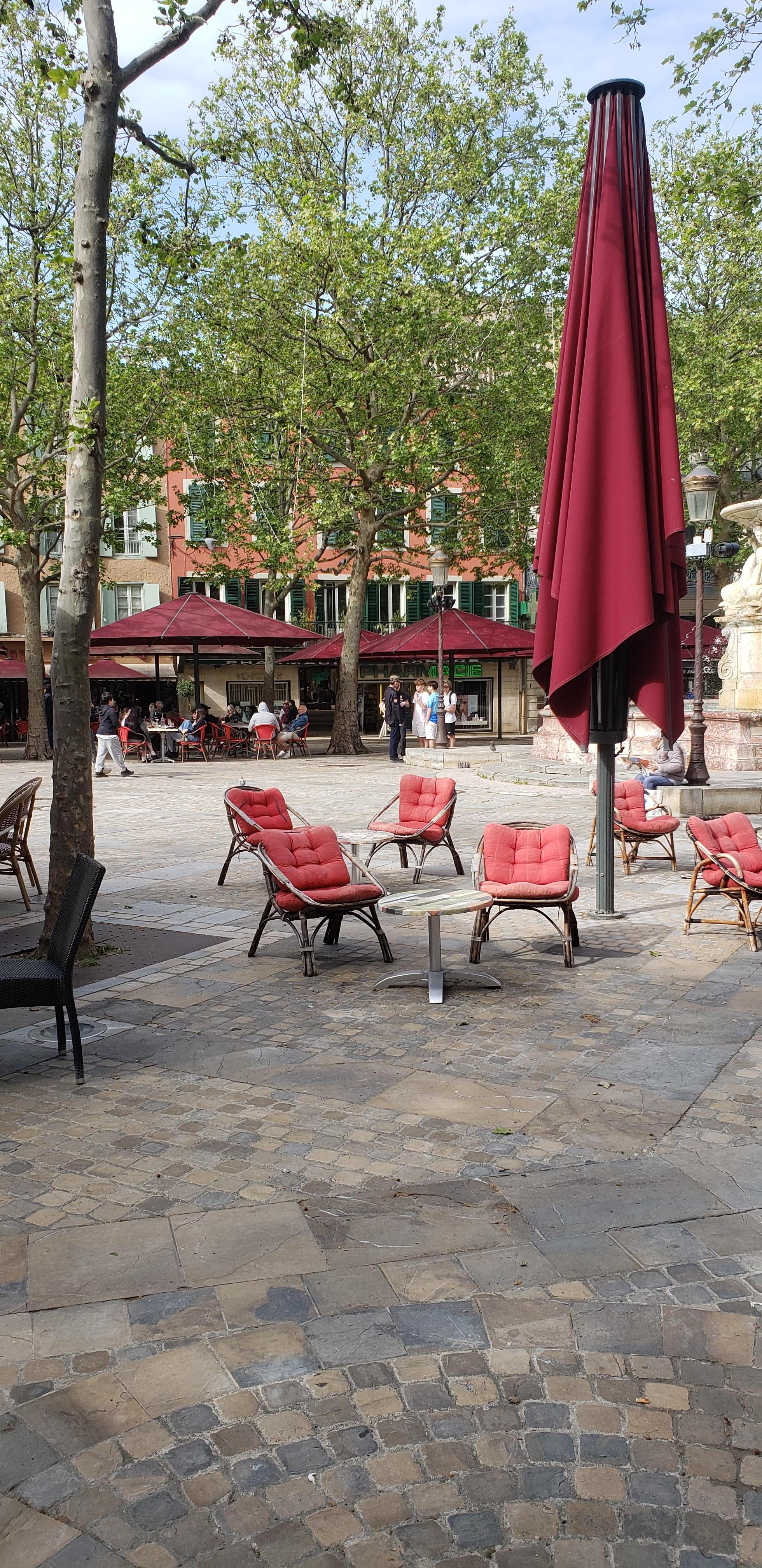 View from across the square.