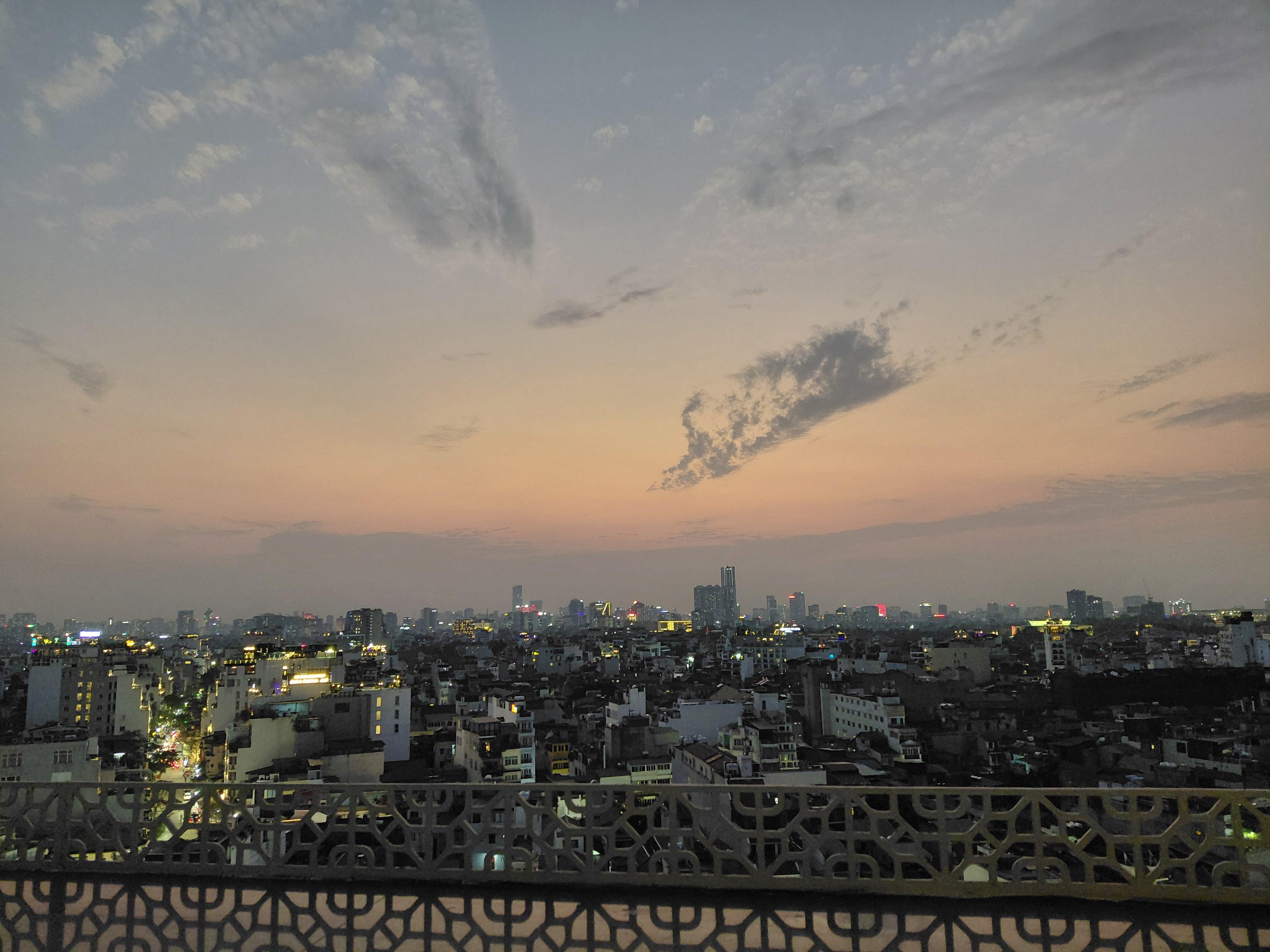 View from the excellent rooftop bar