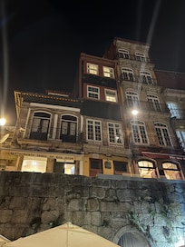 River view side - hotel is in the middle of picture.