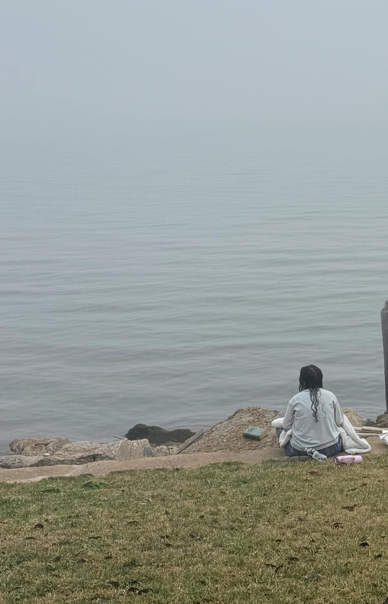 My daughter found her favorite spot to read. 