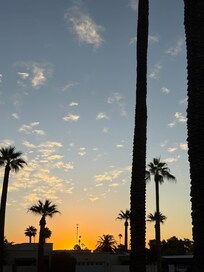 Beautiful sunrise and sunsets and the walking paths are great