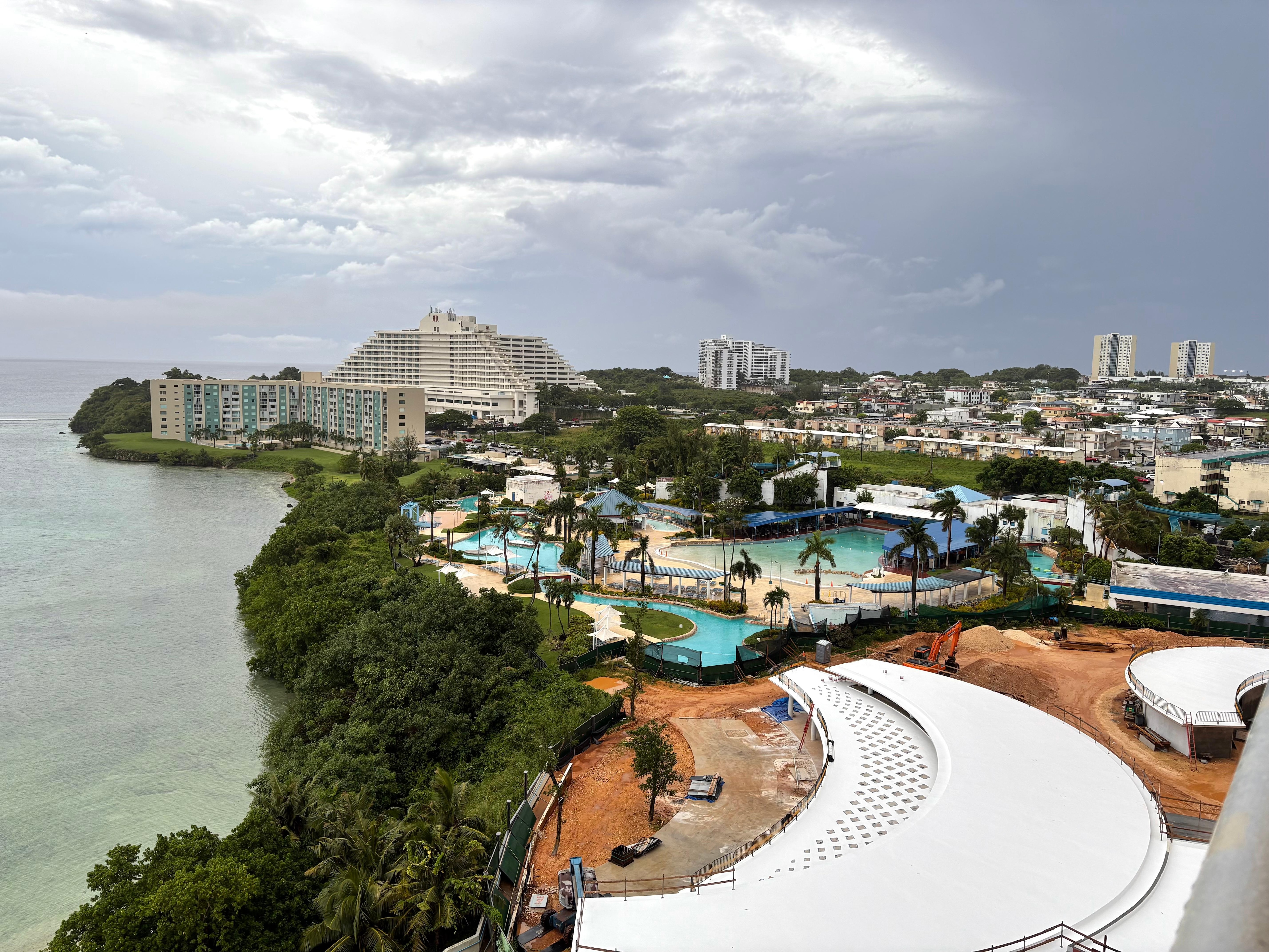 ホテルの部屋から。今しか見れない工事中の風景。完成が楽しみです。