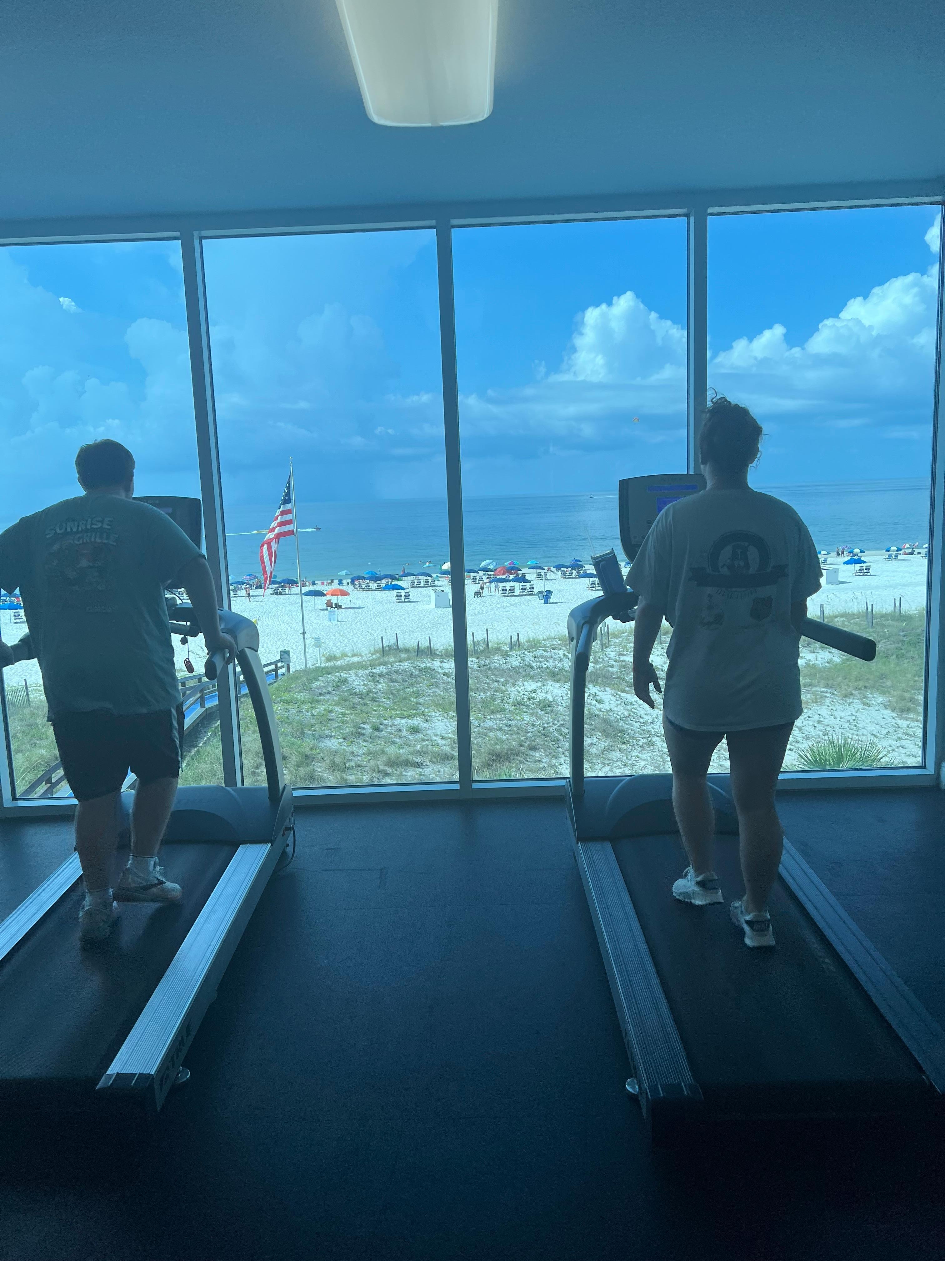 View from the exercise room