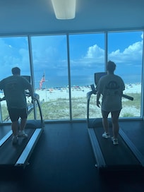 View from the exercise room