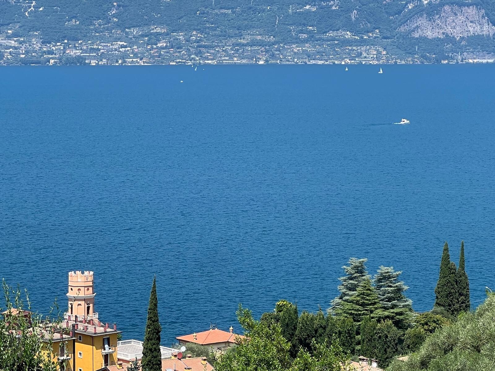 View across Lake Garda